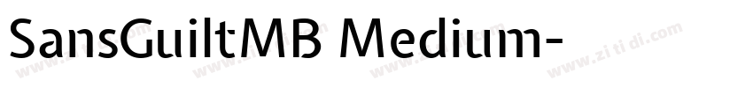 SansGuiltMB Medium字体转换 SansGuiltMB Medium字体转换